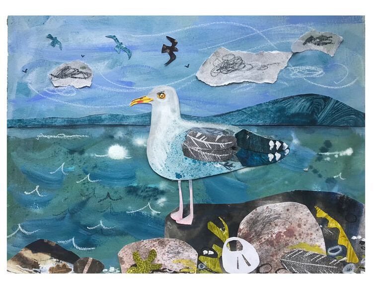 Solway Firth collage illustration